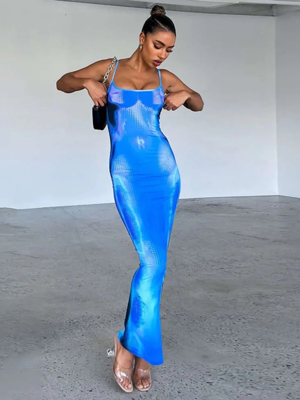 White Fox Boutique Feeling The Heat Maxi Dress Size XS